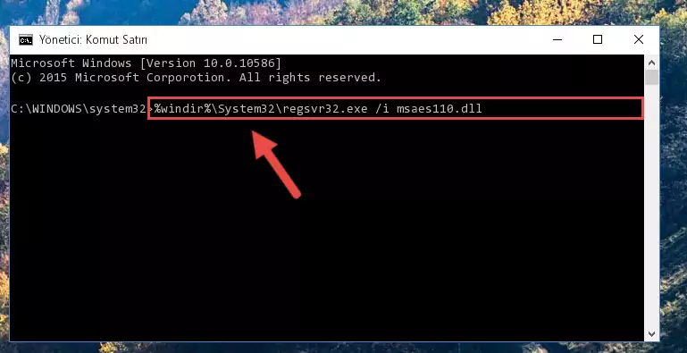 Msaes110.dll dosyasının Windows Kayıt Defterindeki sorunlu kaydını silme
