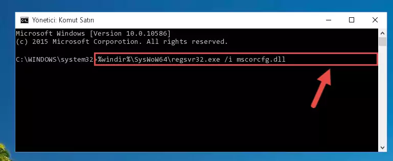 Mscorcfg.dll kütüphanesinin Windows Kayıt Defterindeki sorunlu kaydını silme