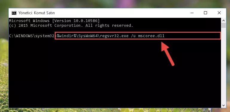 Mscoree.dll dosyası için Regedit (Windows Kayıt Defteri) üzerinde temiz kayıt oluşturma