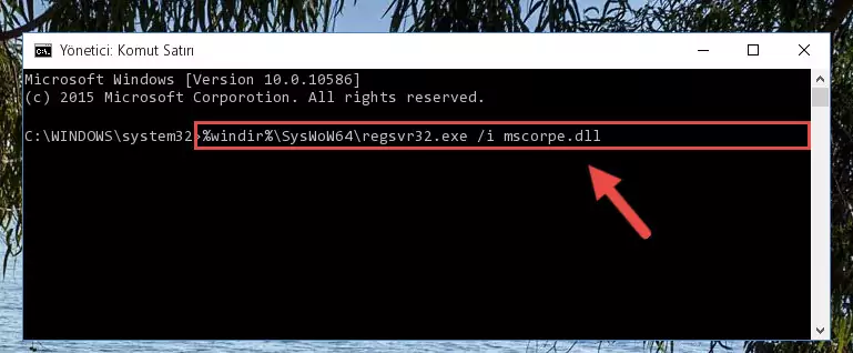 Mscorpe.dll dosyasının bozuk kaydını Windows Kayıt Defterinden kaldırma (64 Bit için)