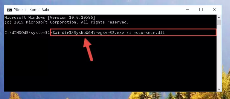 Mscorsecr.dll dosyasının Windows Kayıt Defterindeki sorunlu kaydını silme