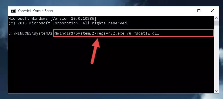Msdatl2.dll kütüphanesi için Windows Kayıt Defterinde yeni kayıt oluşturma