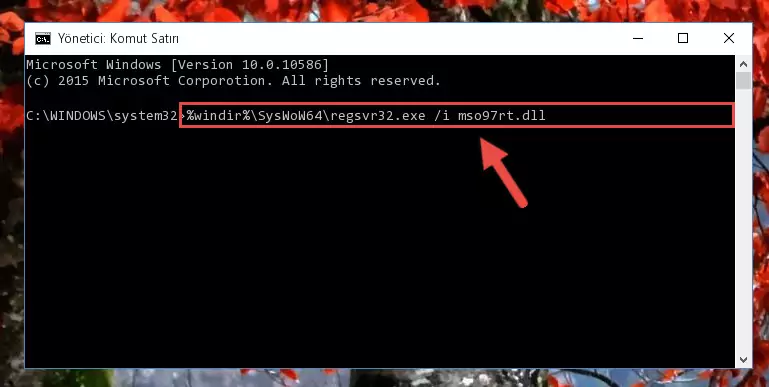 Mso97rt.dll dosyasının bozuk kaydını Kayıt Defterinden kaldırma (64 Bit için)