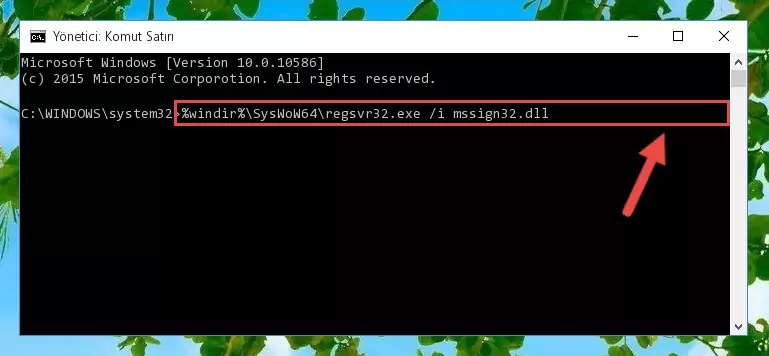 Mssign32.dll dosyasının sorunlu kaydını Regedit'den kaldırma (64 Bit için)