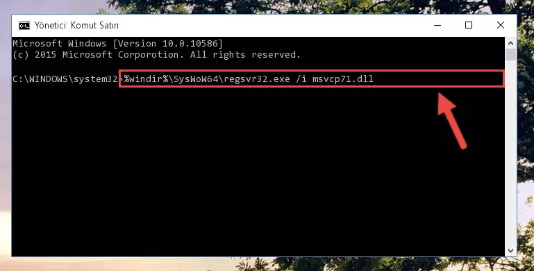 Msvcp71.dll dosyasının bozuk kaydını Windows Kayıt Defterinden kaldırma (64 Bit için)