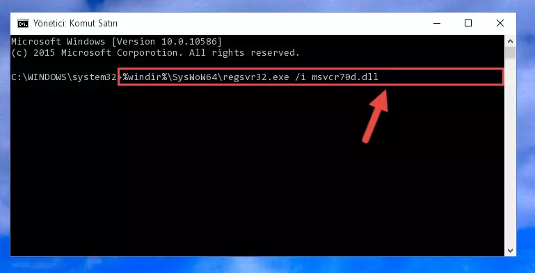 Msvcr70d.dll kütüphanesinin Windows Kayıt Defteri üzerindeki sorunlu kaydını temizleme