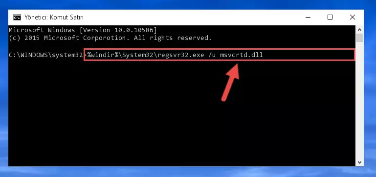 Msvcrtd.dll kütüphanesi için Windows Kayıt Defterinde yeni kayıt oluşturma