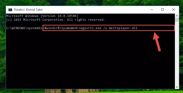 Multiplayer.dll kütüphanesi için Regedit (Windows Kayıt Defteri) üzerinde temiz kayıt oluşturma