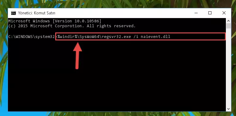 Naievent.dll kütüphanesinin Windows Kayıt Defterindeki sorunlu kaydını silme