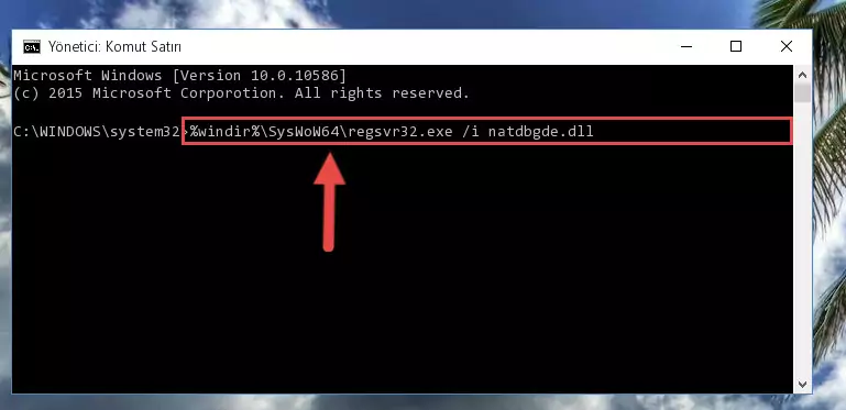 Natdbgde.dll dosyasının sorunlu kaydını Regedit'den kaldırma (64 Bit için)