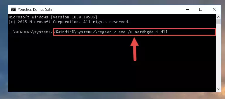 Natdbgdeui.dll kütüphanesi için Regedit (Windows Kayıt Defteri) üzerinde temiz kayıt oluşturma