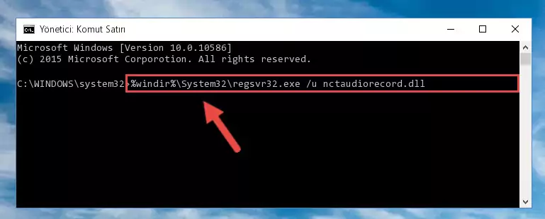 Nctaudiorecord.dll dosyası için Windows Kayıt Defterinde yeni kayıt oluşturma