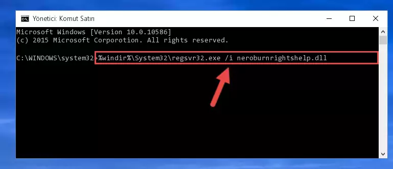 Neroburnrightshelp.dll dosyasının Windows Kayıt Defterindeki sorunlu kaydını silme
