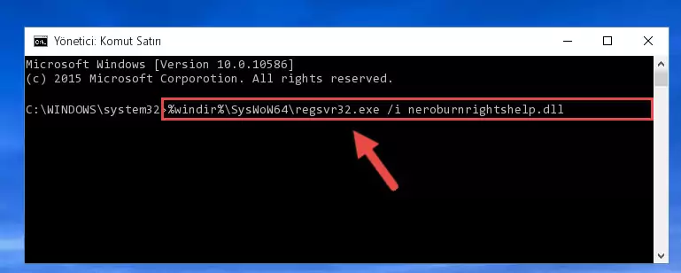 Neroburnrightshelp.dll dosyasının bozuk kaydını Windows Kayıt Defterinden kaldırma (64 Bit için)