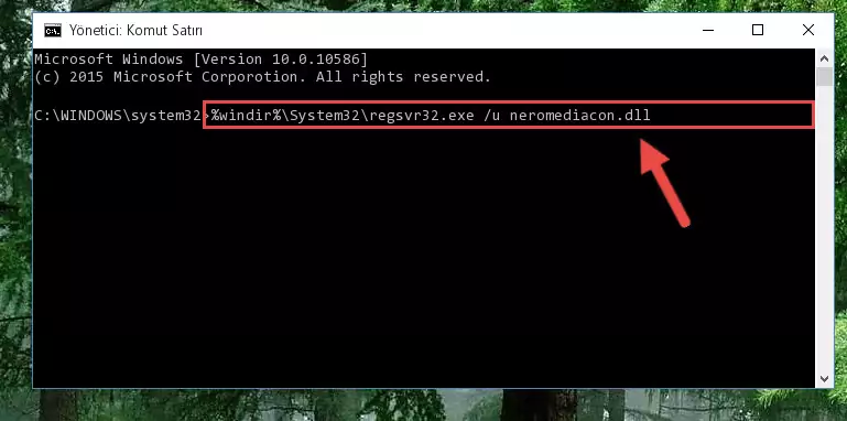 Neromediacon.dll kütüphanesi için Regedit (Windows Kayıt Defteri) üzerinde temiz kayıt oluşturma