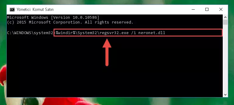 Neronet.dll kütüphanesinin Windows Kayıt Defteri üzerindeki sorunlu kaydını temizleme