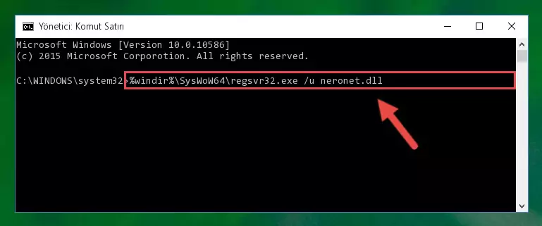 Neronet.dll kütüphanesi için temiz kayıt yaratma (64 Bit için)