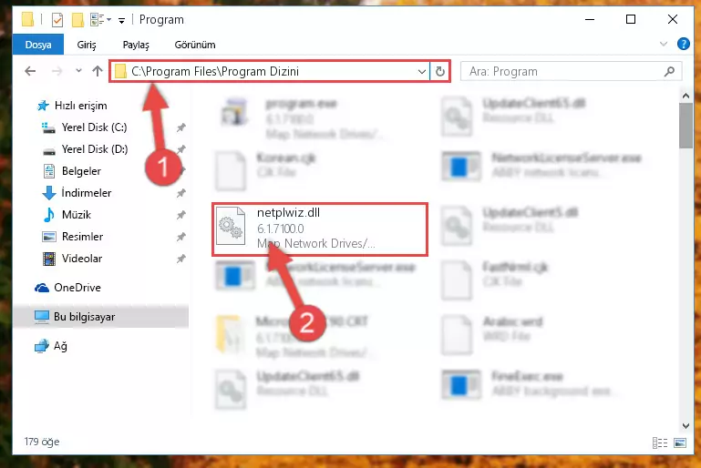 Netplwiz.dll dosyasının bozuk kaydını Windows Kayıt Defterinden kaldırma (64 Bit için)
