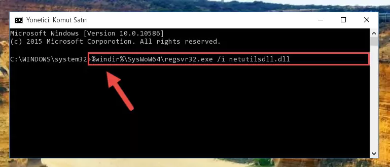 Netutilsdll.dll dosyasının bozuk kaydını Kayıt Defterinden kaldırma (64 Bit için)