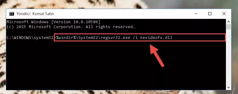 Nevideofx.dll dosyası için temiz kayıt oluşturma (64 Bit için)