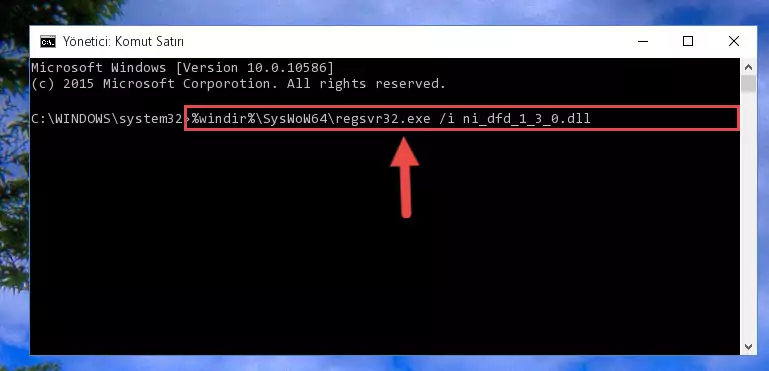 Ni_dfd_1_3_0.dll dosyasının hasarlı kaydını silme