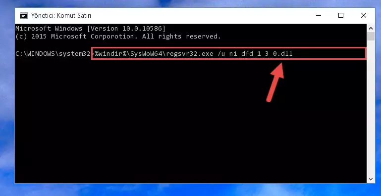 Ni_dfd_1_3_0.dll dosyası için Regedit (Windows Kayıt Defteri) üzerinde temiz kayıt oluşturma