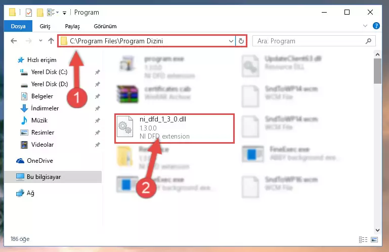 Ni_dfd_1_3_0.dll dosyasının bozuk kaydını Windows Kayıt Defterinden kaldırma (64 Bit için)