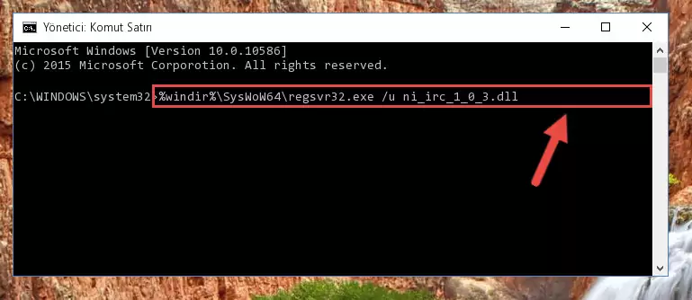 Ni_irc_1_0_3.dll kütüphanesi için temiz kayıt yaratma (64 Bit için)