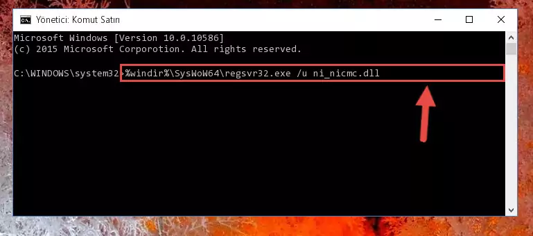 Ni_nicmc.dll dosyası için Windows Kayıt Defterinde yeni kayıt oluşturma