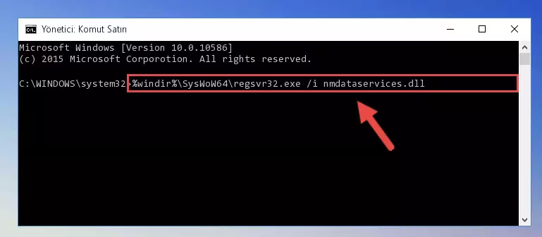 Nmdataservices.dll dosyasının bozuk kaydını Kayıt Defterinden kaldırma (64 Bit için)