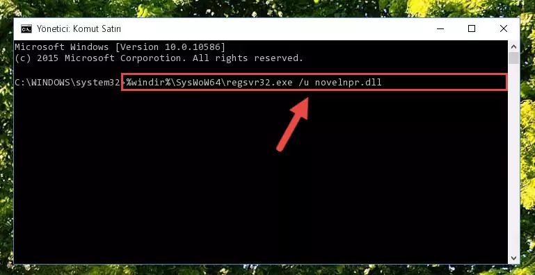 Novelnpr.dll dosyası için Regedit (Windows Kayıt Defteri) üzerinde temiz kayıt oluşturma