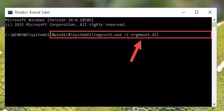 Nrgmount.dll kütüphanesinin Windows Kayıt Defterindeki sorunlu kaydını silme