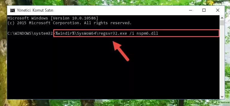 Nspm6.dll kütüphanesinin bozuk kaydını Windows Kayıt Defterinden kaldırma (64 Bit için)