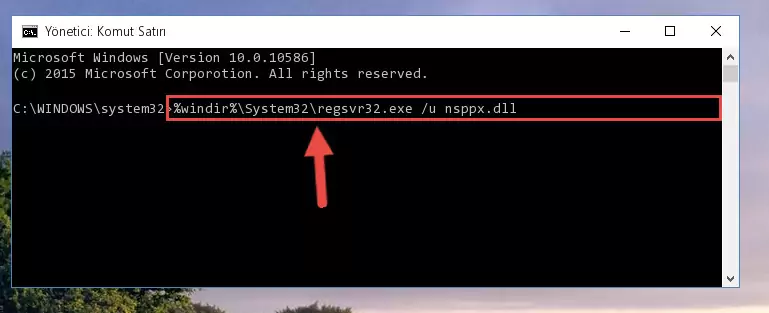 Nsppx.dll kütüphanesi için Windows Kayıt Defterinde yeni kayıt oluşturma