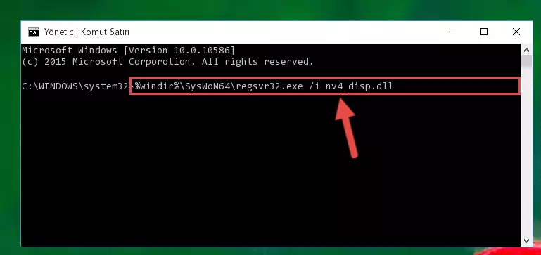 Nv4_disp.dll dosyasının hasarlı kaydını sistemden kaldırma (64 Bit için)