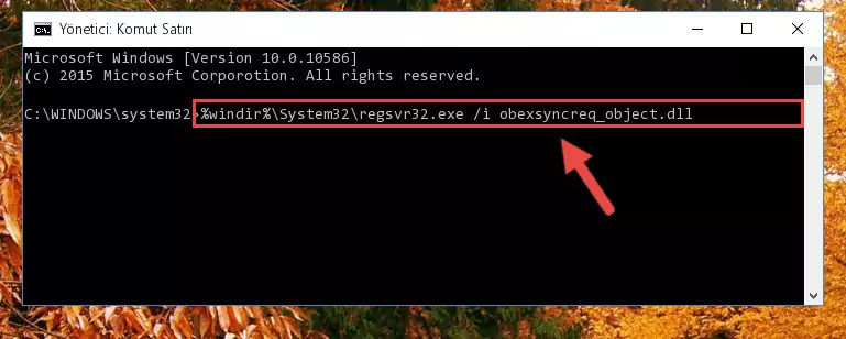 Obexsyncreq_object.dll kütüphanesinin Windows Kayıt Defteri üzerindeki sorunlu kaydını temizleme