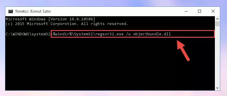 Objectbundle.dll kütüphanesi için Regedit (Windows Kayıt Defteri) üzerinde temiz kayıt oluşturma