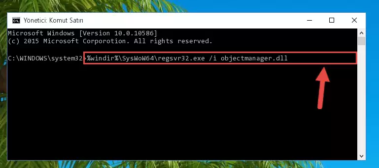 Objectmanager.dll kütüphanesinin Windows Kayıt Defteri üzerindeki sorunlu kaydını temizleme
