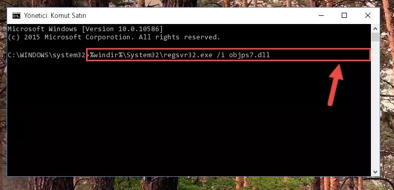 Objps7.dll kütüphanesinin Windows Kayıt Defterindeki sorunlu kaydını silme