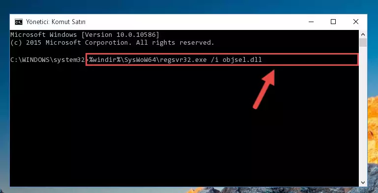 Objsel.dll dosyasının bozuk kaydını Windows Kayıt Defterinden kaldırma (64 Bit için)