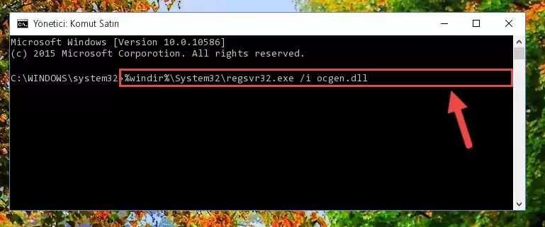 Ocgen.dll dosyası için temiz ve doğru kayıt yaratma (64 Bit için)
