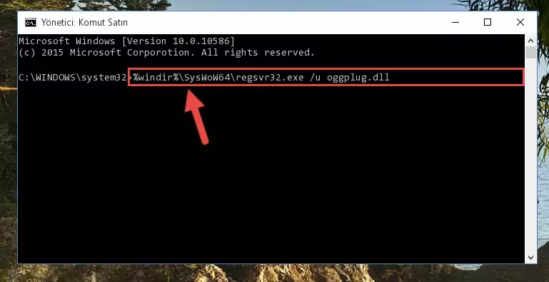 Oggplug.dll kütüphanesi için Windows Kayıt Defterinde yeni kayıt oluşturma