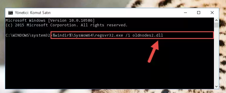 Oldnodes2.dll dosyasının bozuk kaydını Windows Kayıt Defterinden kaldırma (64 Bit için)