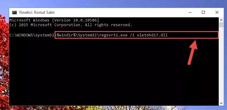 Oletohdi7.dll kütüphanesinin Windows Kayıt Defterindeki sorunlu kaydını silme