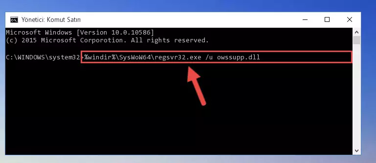 Owssupp.dll kütüphanesi için Regedit (Windows Kayıt Defteri) üzerinde temiz kayıt oluşturma