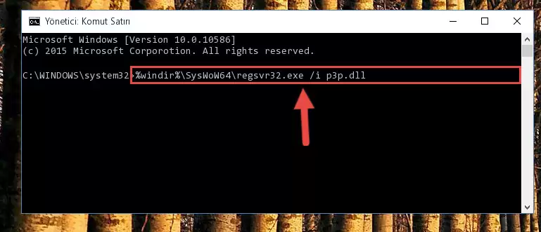 P3p.dll dosyasının Windows Kayıt Defteri üzerindeki sorunlu kaydını temizleme