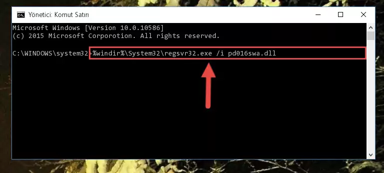 Pd016swa.dll dosyasının Windows Kayıt Defterindeki sorunlu kaydını silme