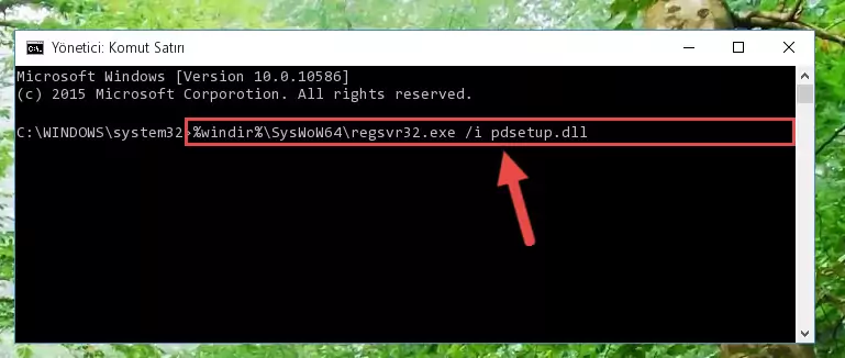 Pdsetup.dll dosyasının Windows Kayıt Defterindeki sorunlu kaydını silme