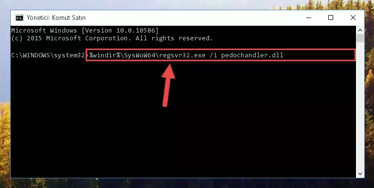 Pedochandler.dll dosyasının Windows Kayıt Defterindeki sorunlu kaydını silme