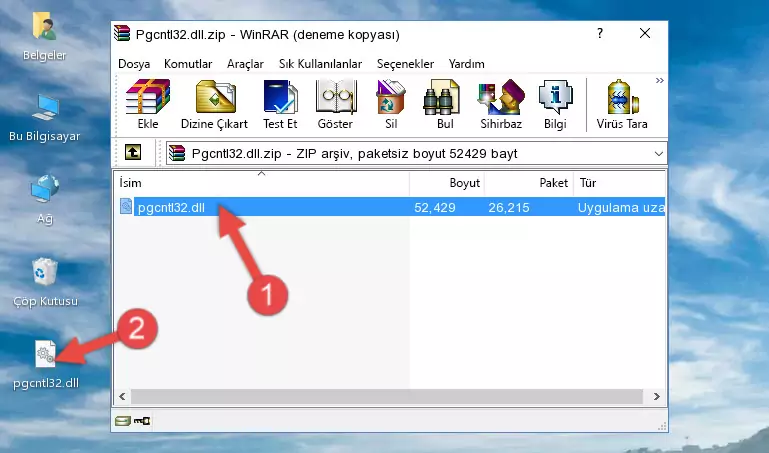Pgcntl32.dll dosyasını programın kurulum dizinine kopyalama